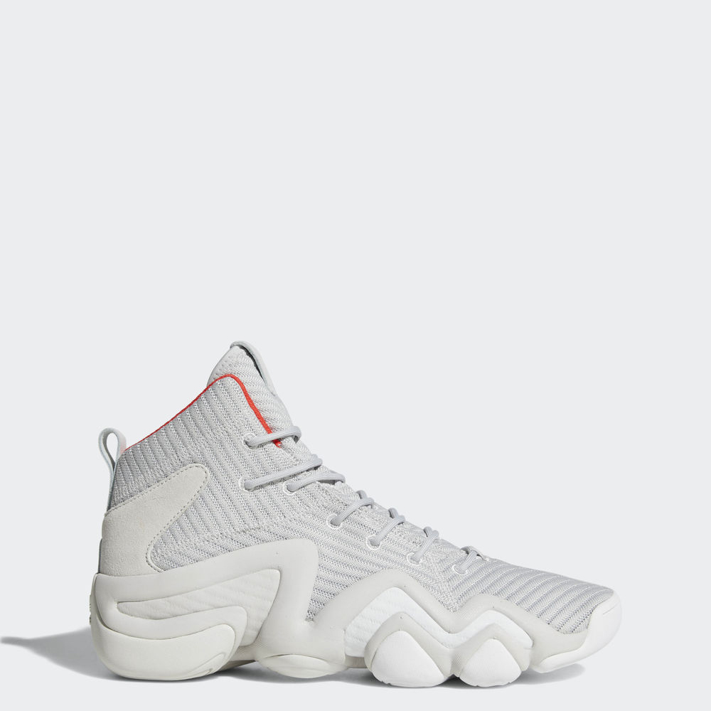 Adidas Crazy 8 Adv - Originals ανδρικα - Γκρι/Ασπρα/Κοκκινα,Μέγεθος: EU 36 – 54 2/3 (862HVWRS)